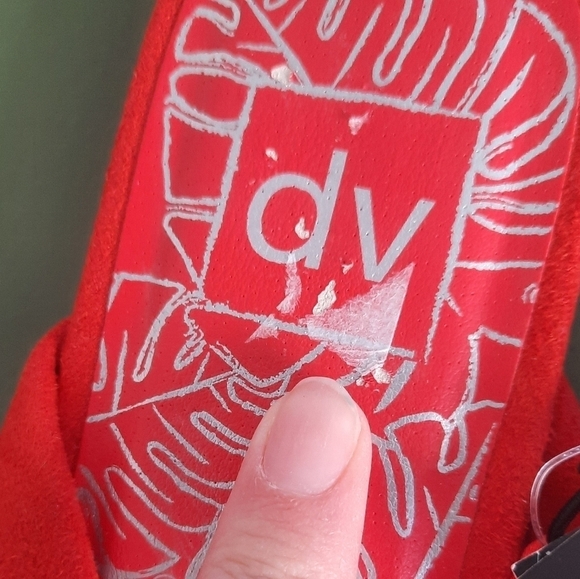 Dolce Vita DV for Target Red Sandals 8 NWT - Picture 3 of 6